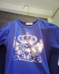 Camiseta Emporio Armani azul electrico